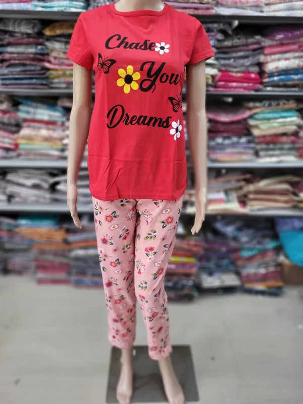 Premium Cotton Night Suit | NS196