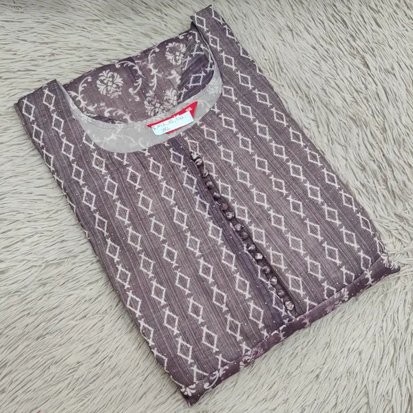 Silk Long Anarkali Kurti | AK1876