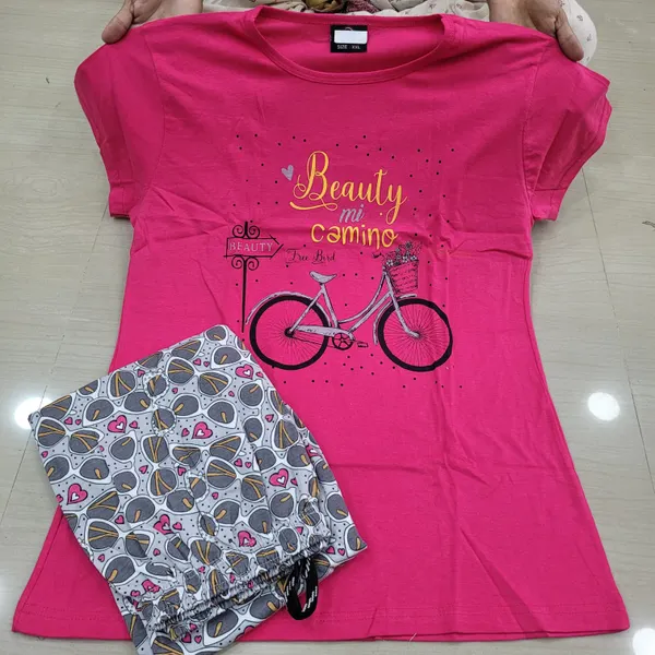 Premium Cotton Night Suit | NS329