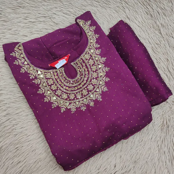 Silk Anarkali Kurti with Dupatta | KS1063
