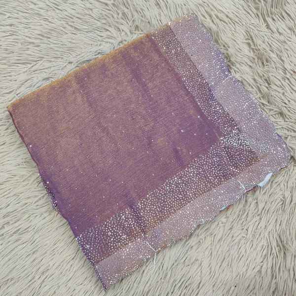 Premium Fendy Silk Saree with Self-Colour Stone Work | SR87