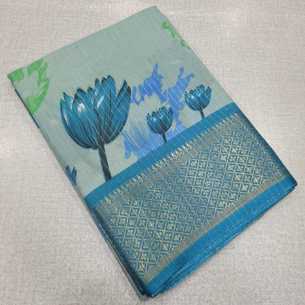 Soft Silk Saree with Zari Lines | SR165