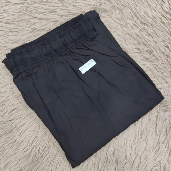Rayon Straight Pants with Side Pocket & Rope Tie | RT10