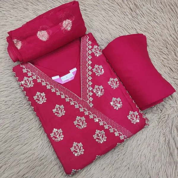 Premium Top Bottom Dupatta set | TS2361