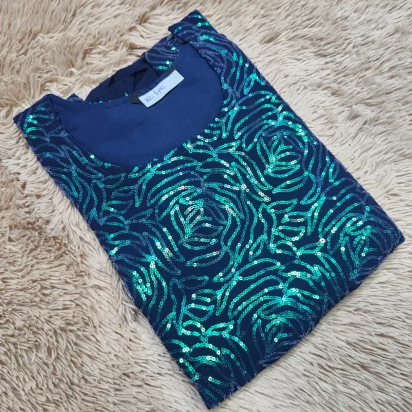 Chiffon Anarkali with Sequence Work | AK271