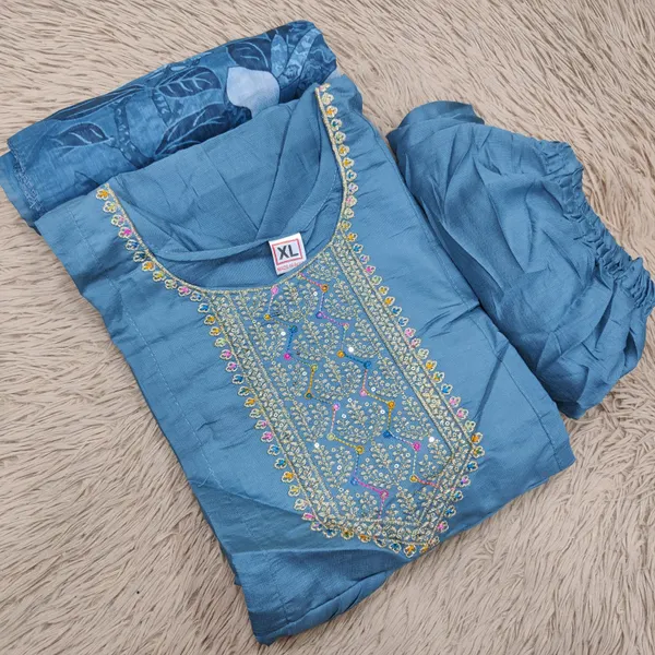 Vatican Silk Top Bottom Dupatta set Collection  | TS2321