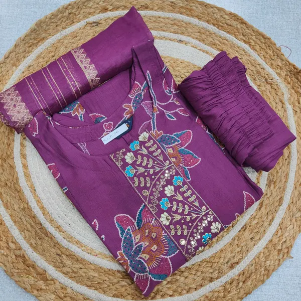 Premium Vatican Umbrella Top Bottom Dupatta | TS3665