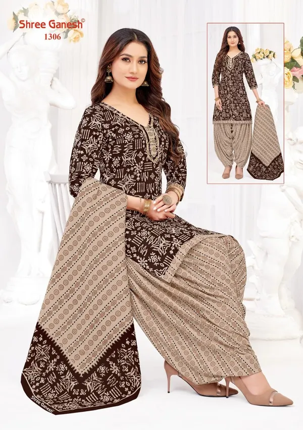 Sree Ganesh Salwar With Patiyala Pant SP1306