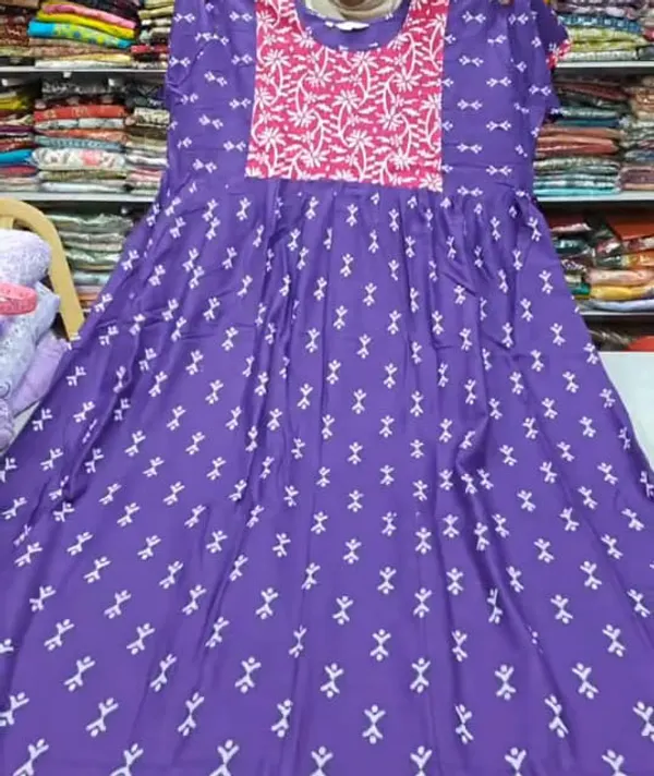Premium Frock Style Nighty | NT2897