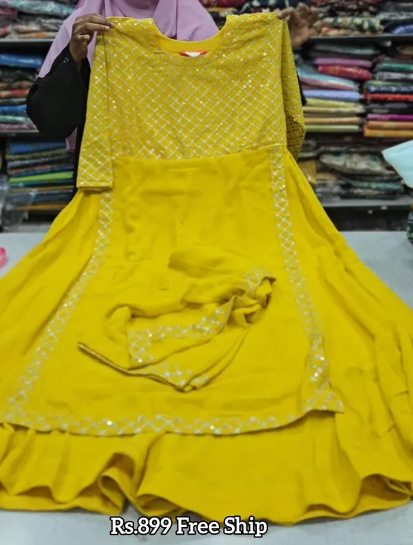 Kurti with Shawl | KS713