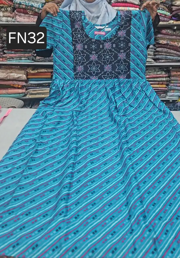 Feeding Frock Nighty / Maxi Gown | FN32