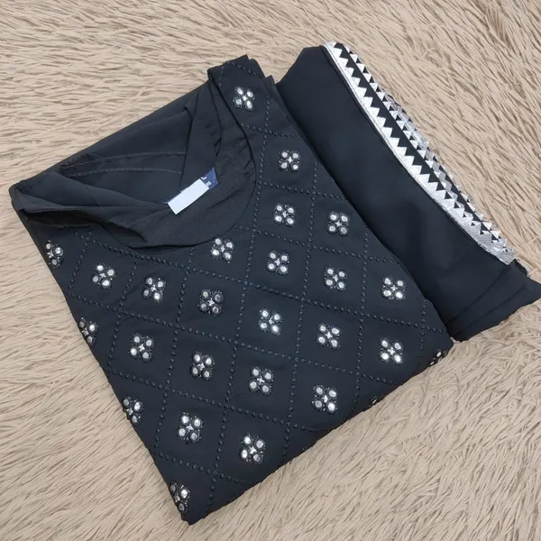 Anarkali long top with Dupatta set | KS1212