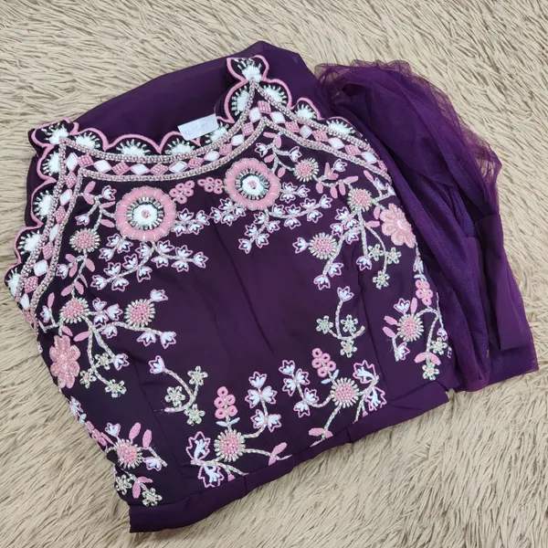 Kurti With Shawl | KS915