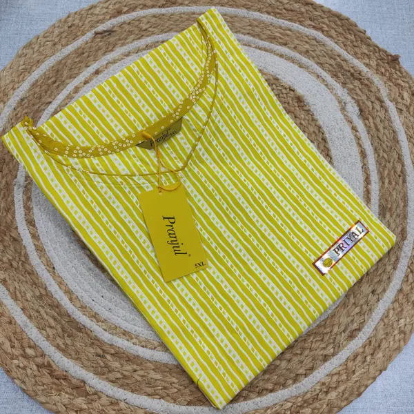 Pranjul Pure Cotton Straight Kurti | PK569