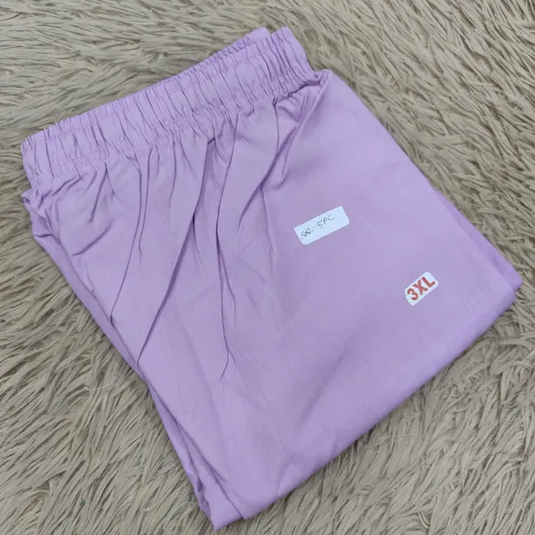 Rayon Straight Pants with Side Pocket & Rope Tie | RT13