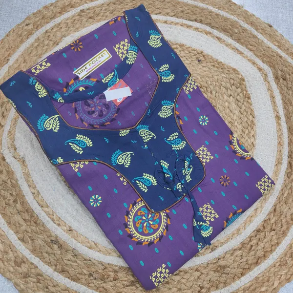 Premium Cotton 60 Inch Length Nighty | NT3948
