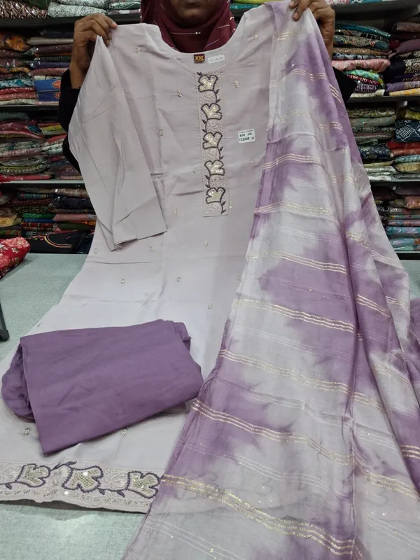 Premium Top Bottom Dupatta set | TS2358