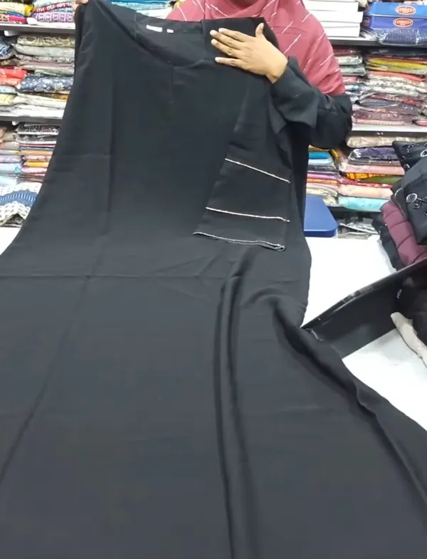 Almas fabric Hand Stone work Burka | BK14