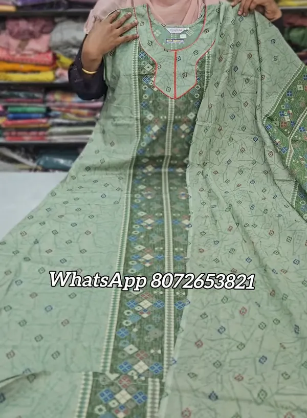 Premium Half Sleeve Shawl Nighty Set | NT3722