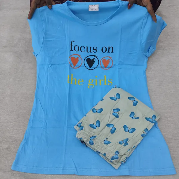 Premium Cotton Night Suit | NS437