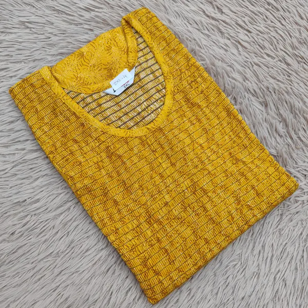 Premium Cotton Smocked Maxi Gown With Side pocket | MG76