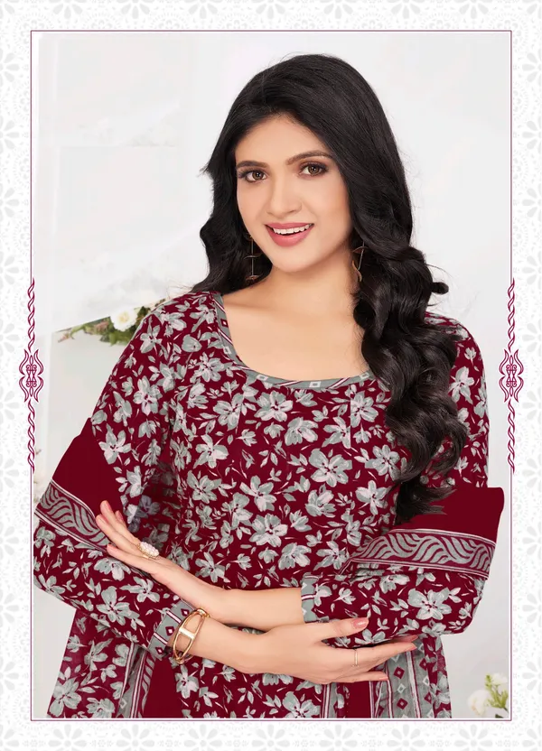 Top Bottom Dupatta Set | TS1649