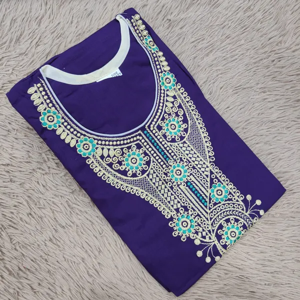 Pure Cotton EMBROIDERY Nighty | NT2960