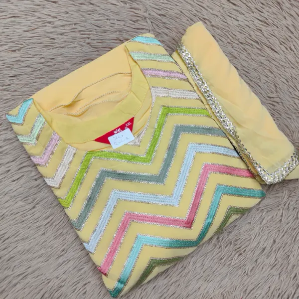 Kurti With Shawl | KS656