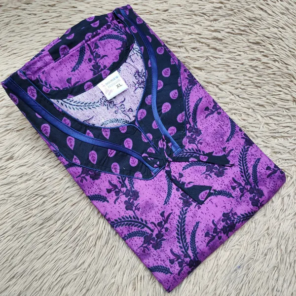 Premium Cotton Nighty | NT2626