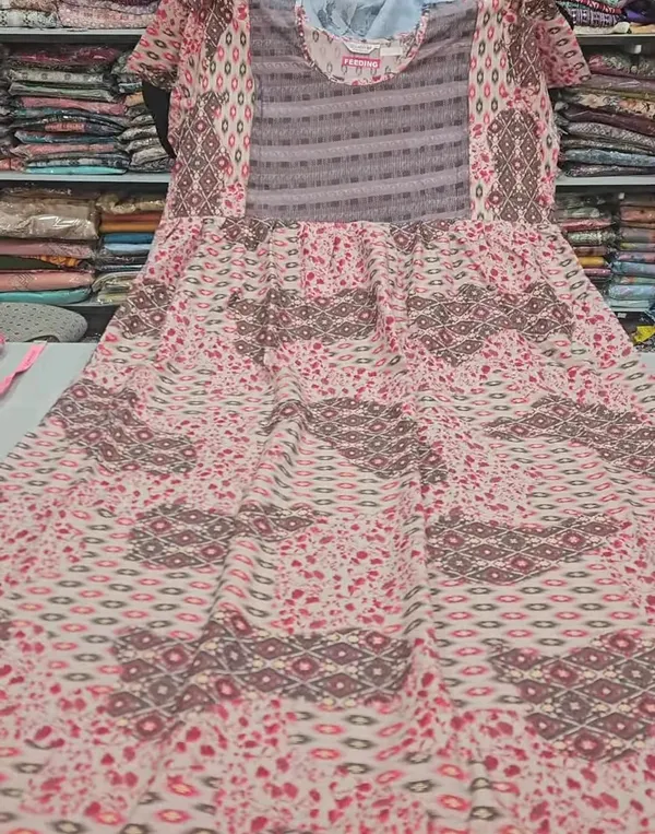 Feeding Frock Nighty / Maxi Gown | FN40