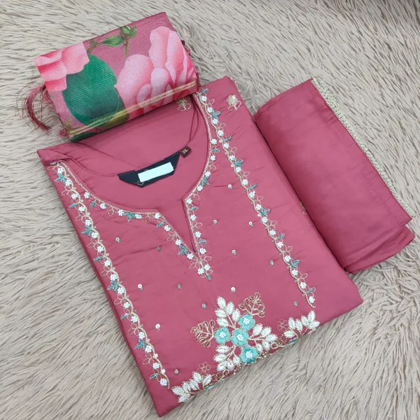 Stright Top Bottom Dupatta | TS2565