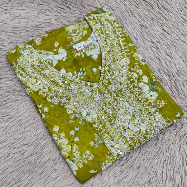 Rayon Anarkali Long Kurti | AK1943