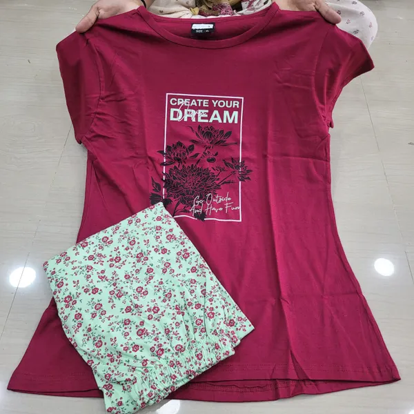 Premium Cotton Night Suit | NS319