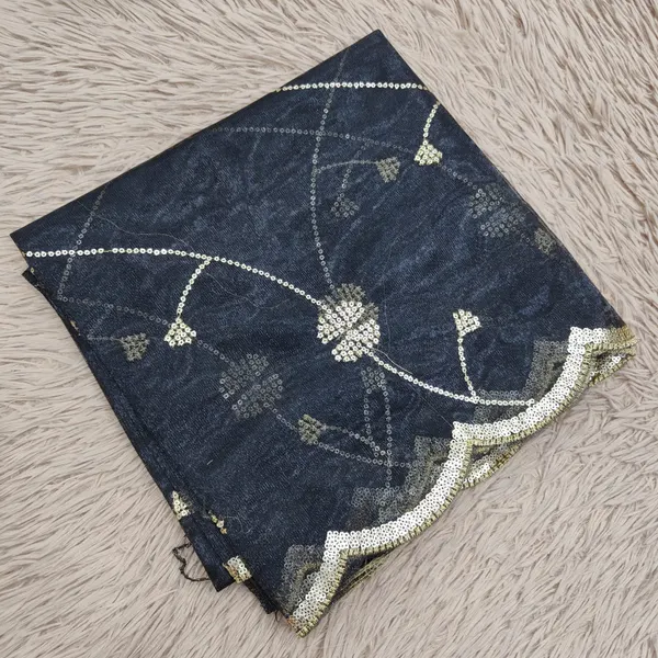 Heavy Tissue Net 2 mtr Dupatta With Sequence work | DS62