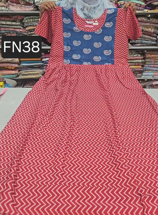 Feeding Frock Nighty / Maxi Gown | FN38