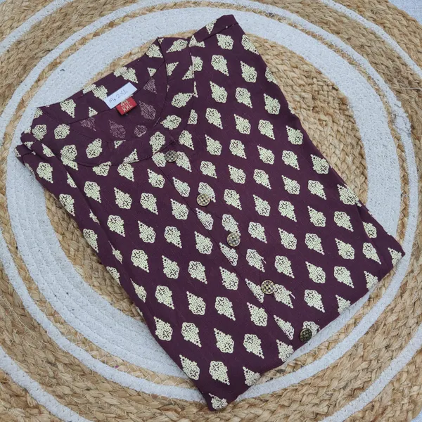Stright Kurti with Side Cut | SD184