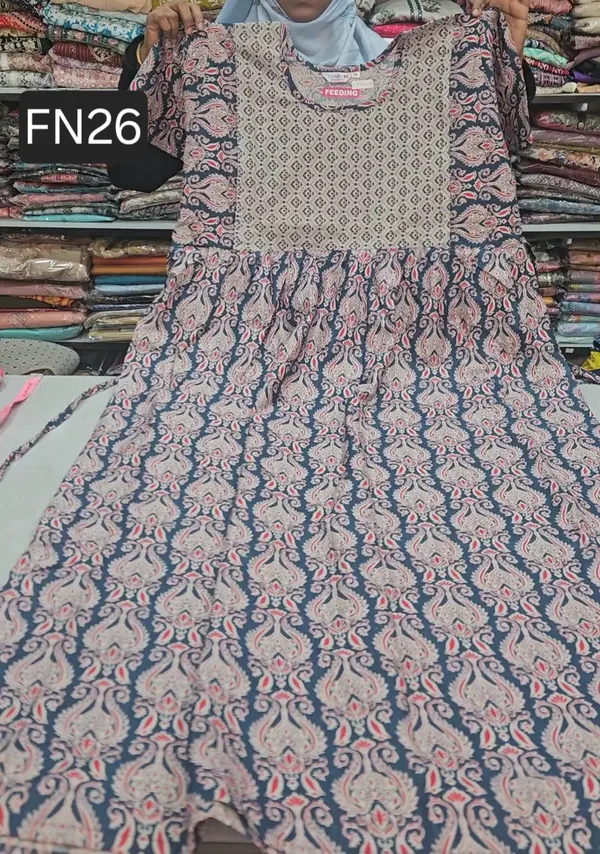 Feeding Frock Nighty / Maxi Gown | FN26