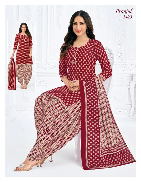 Pranjul Salwar With Patiyala Pant | SP3423