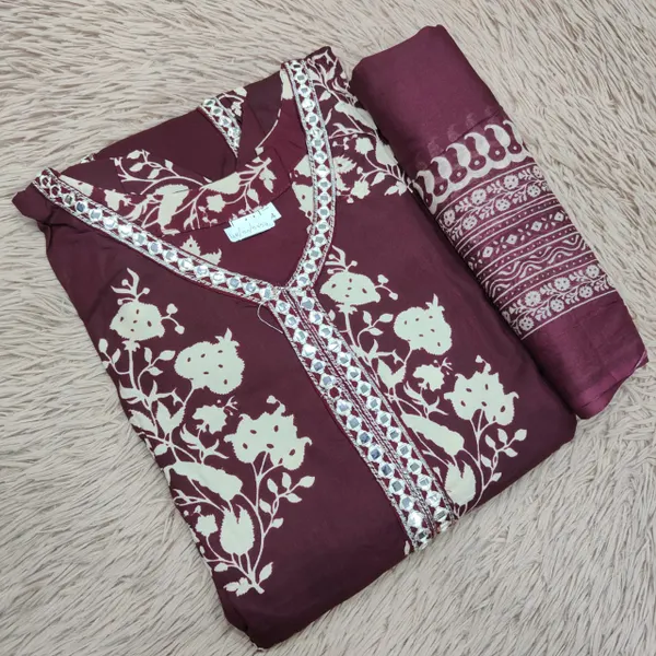 Kurti With Shawl | KS960