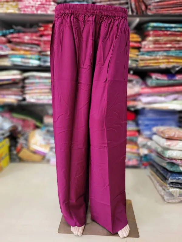 Premium Palazzo Pants with Pocket | 41" Length  | PZ01