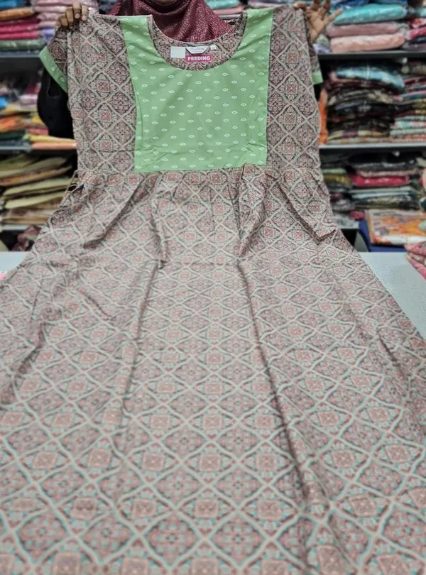 Feeding Frock Nighty / Maxi Gown | FN15