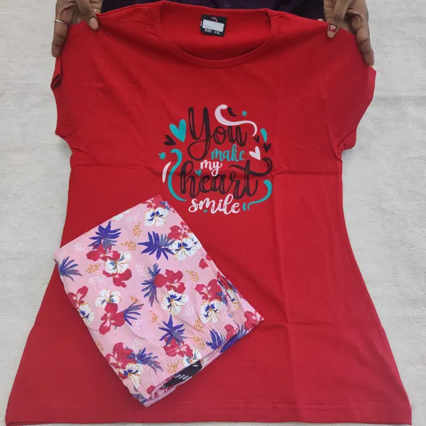 Premium Cotton Night Suit | NS446