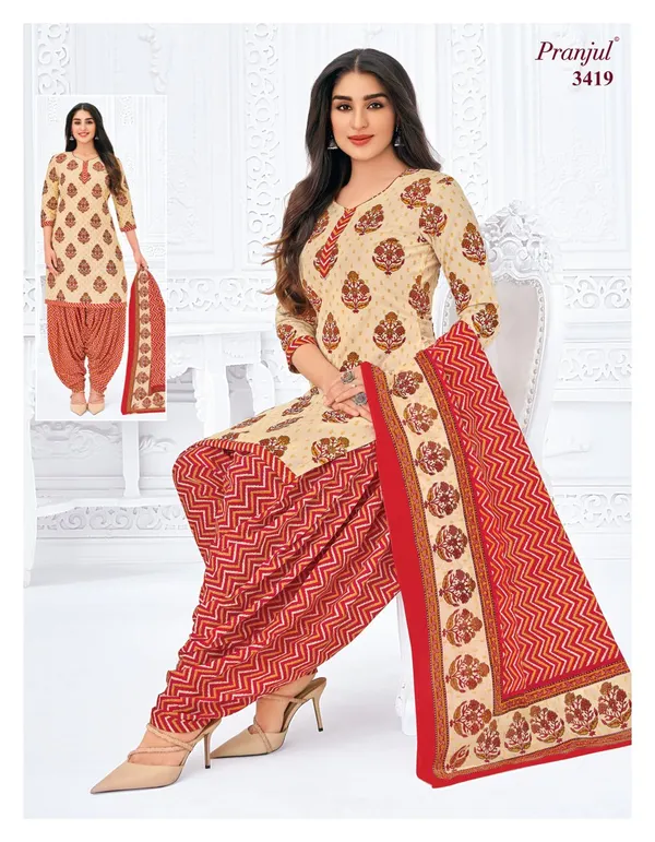 Pranjul Salwar With Patiyala Pant | SP3419