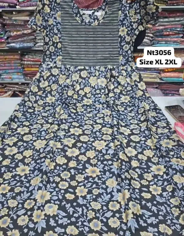 Premium Frock Style Nighty | NT3056