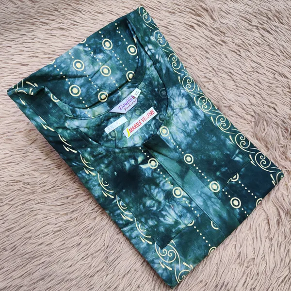 Marble Vellfire Nighty | NT2153