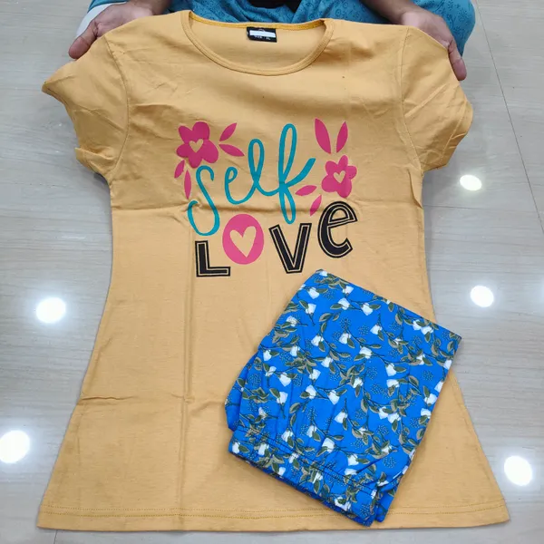 Premium Cotton Night Suit | NS262