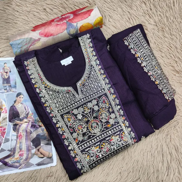 Top Bottom Dupatta set | TS2128