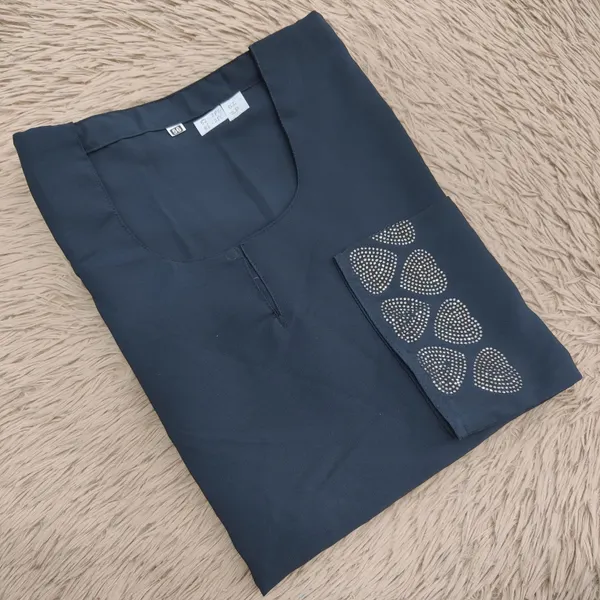 Premium Almas Fabric Burkha | BK56