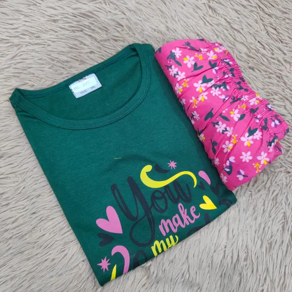 Premium Cotton Night Suit | NS295