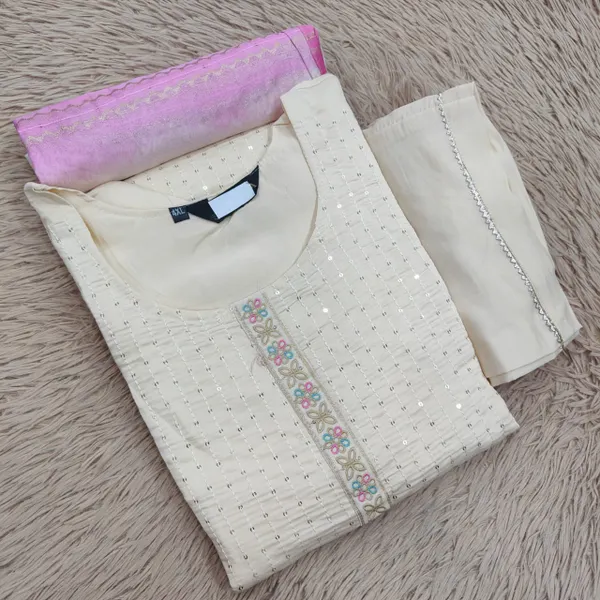 Stright Top Bottom Dupatta | TS2575